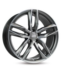 Jante Alu MAM RS3 MATT PALLADIUM FRONT POLISH , ET30 5/112  8.5x19  ,alésage 66.6