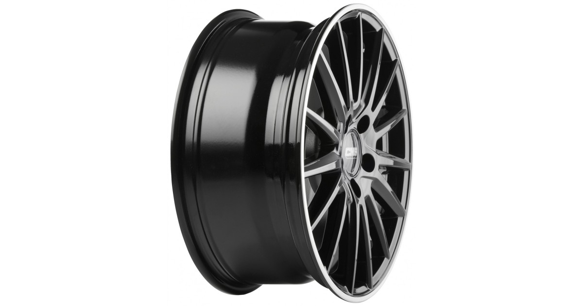 Jante ALU, CMS C23 Noir Bride Poli Brillant, 8X19 5/108 ET42, Alésage 63.4