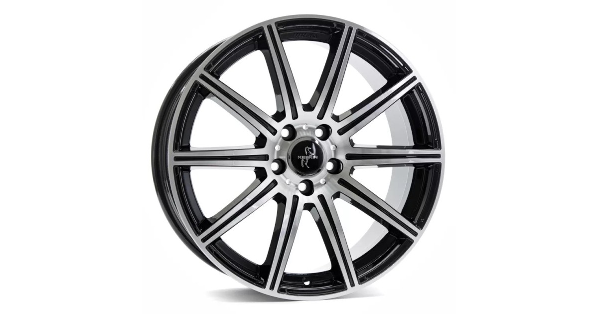 KESKIN KT16 Dynamic BLACK FRONT POLISH 8,5x19 5/112 ET30 Alésage  66,6