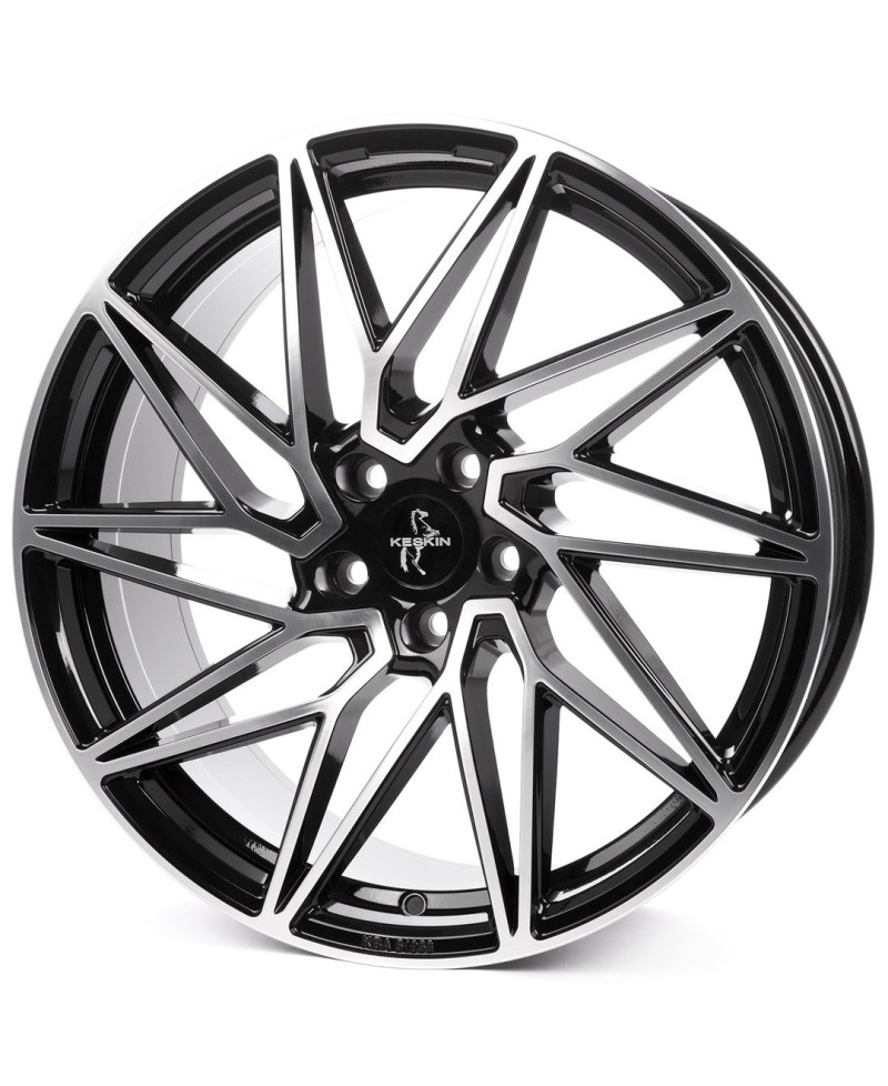 KESKIN KT20 Future BLACK FRONT POLISH  8,5x19 5/114,3 ET40 Alésage 72.6