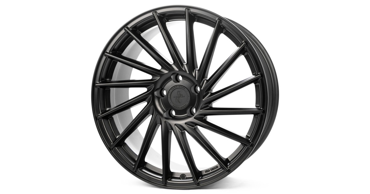 KESKIN KT17 Hurricane MATT BLACK PAINTED 8x18 5/112 ET45 Alésage 72,6