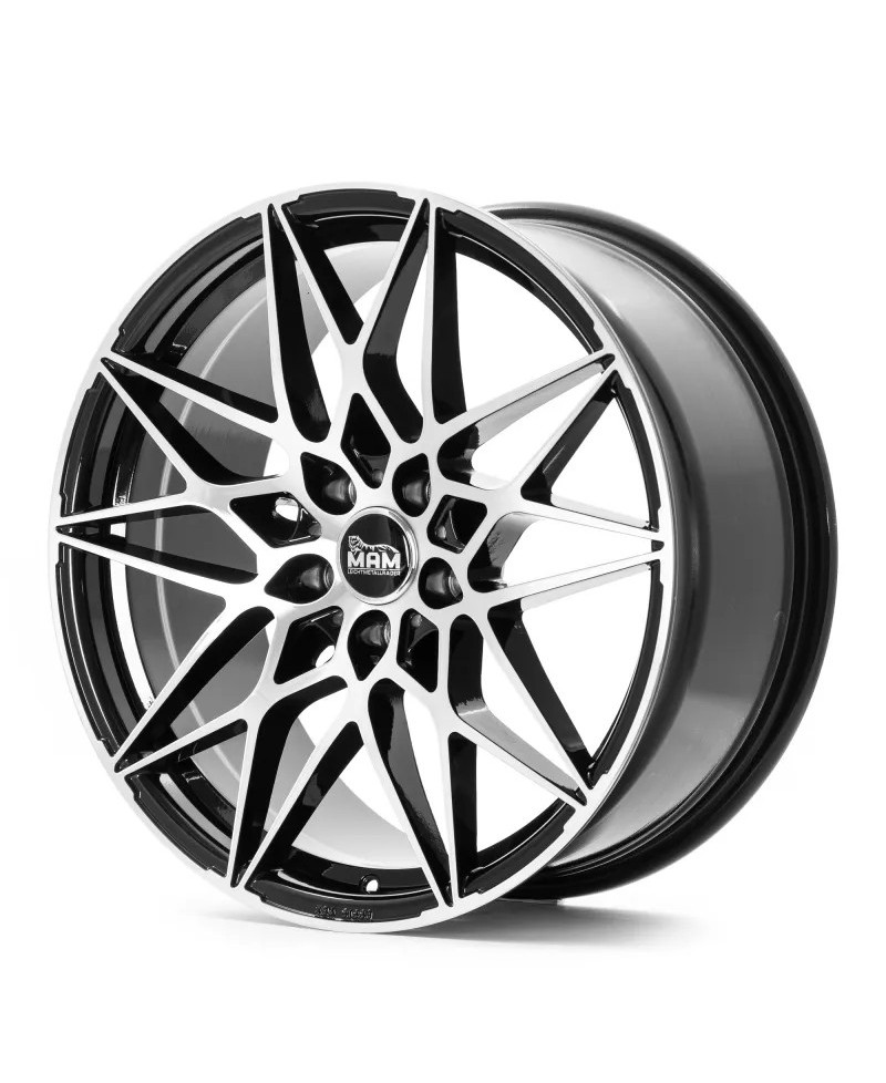 MAM B2 BLACK FRONT POLISH 8,5x19 5/112 ET45 Alésage 72,6