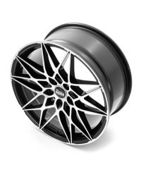 MAM B2 BLACK FRONT POLISH 8,5x19 5/112 ET45 Alésage 72,6