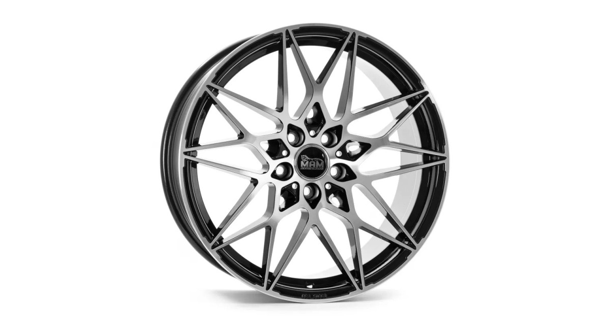 MAM B2 BLACK FRONT POLISH 8,5x19 5/112 ET30 Alésage 72,6