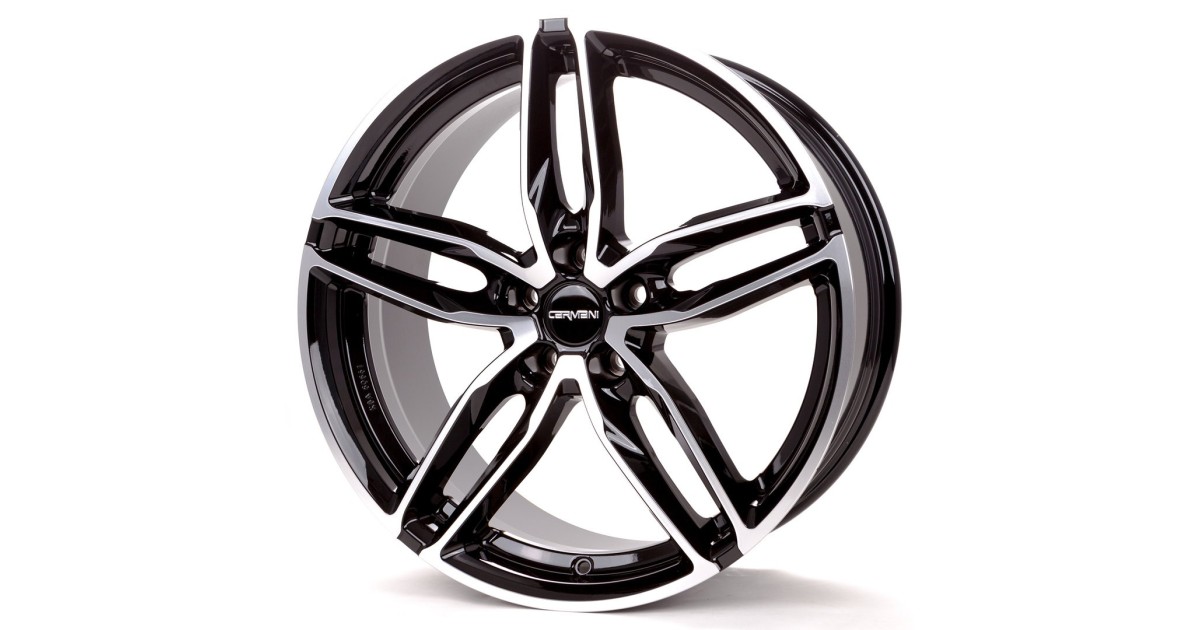 Jante Carmani 13 Twinmax  ,9,0x20 ET35 / 5x112 , alésage 66.6 , noir poli