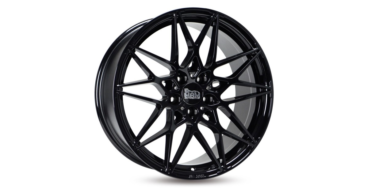 MAM B2 BLACK PAINTED 8,5x20 5/120 ET35 Alésage 72,6