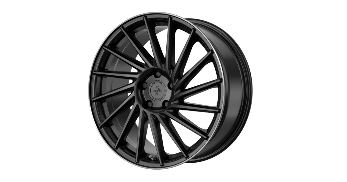KESKIN KT17 Hurricane MATT BLACK LIP POLISH 8,5x19 5/112 ET30 Alésage 72,6