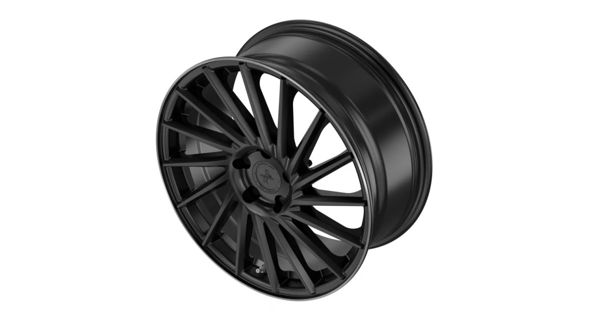 KESKIN KT17 Hurricane MATT BLACK LIP POLISH 8,5x19 5/112 ET30 Alésage 72,6
