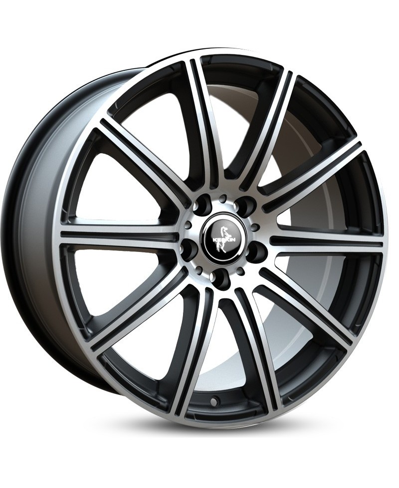 KESKIN KT16 Dynamic black front polish 8x18 5/ 112 ET45 , Alésage 66,6