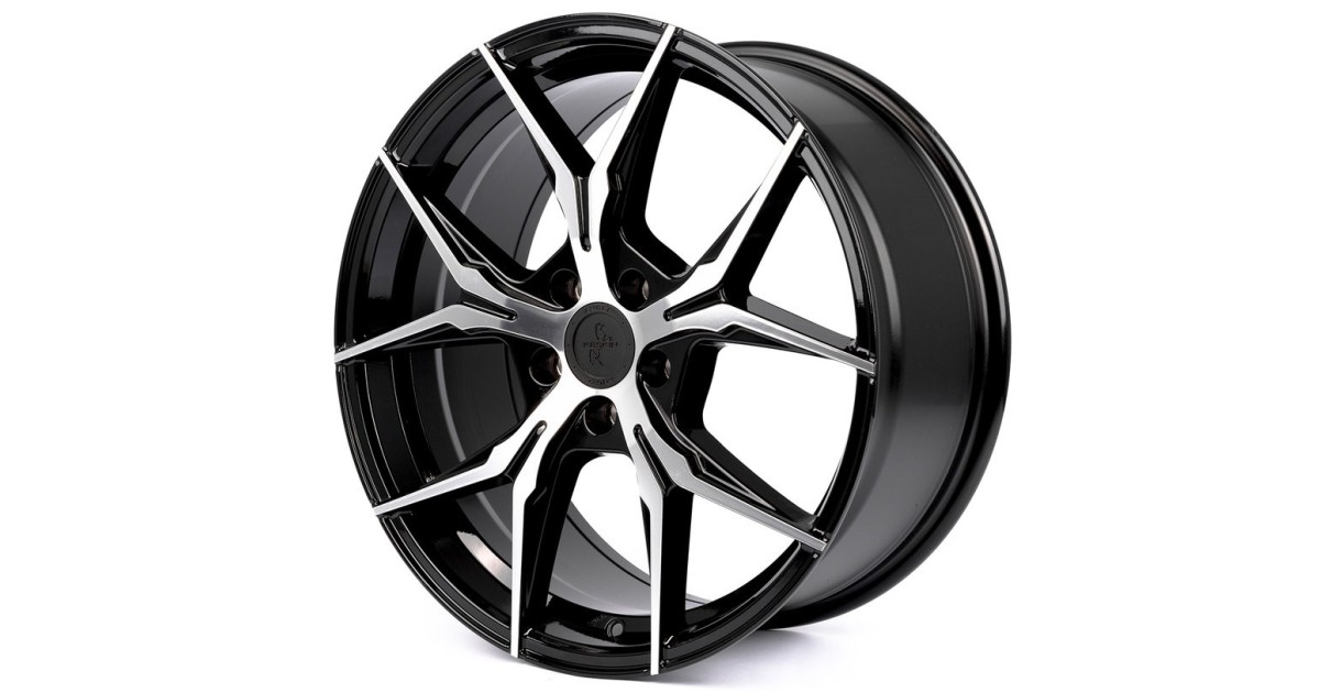 KESKIN KT19 Angel BLACK FRONT POLISH 8x18 5/112 ET45 Alésage 72,6