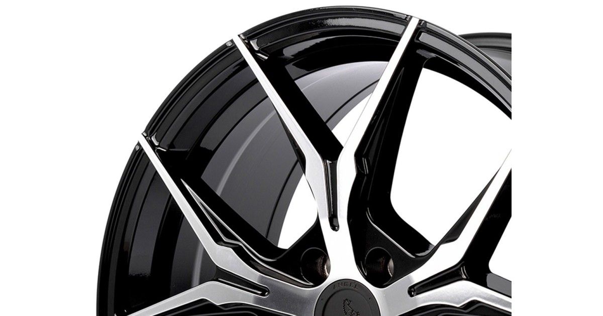 KESKIN KT19 Angel BLACK FRONT POLISH 8x18 5/112 ET45 Alésage 72,6