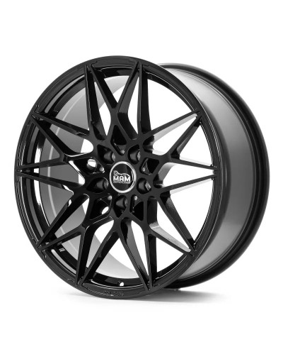 MAM B2 BLACK PAINTED 8,5x19 5/112 ET30 ,Alésage 72,6