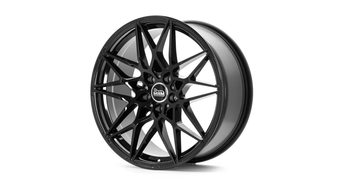 MAM B2 Black painted 8,5x19 5/112 ET45 Alésage 72,6