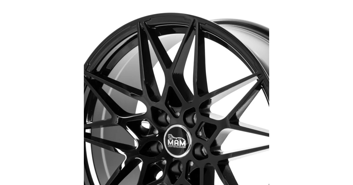 MAM B2 Black painted 8,5x19 5/112 ET45 Alésage 72,6