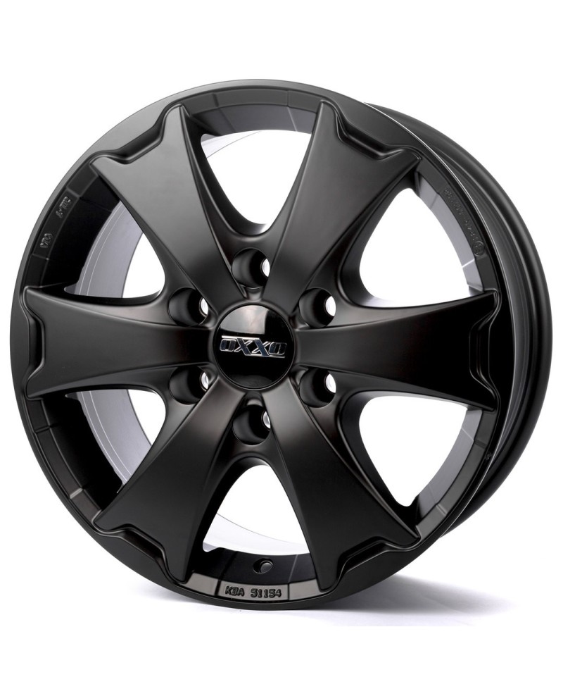 Jante Alu OXXO AVENTURA  (OX13) Matt Black 7,5x18 6x139,7 ET30 , Alésage 106.1