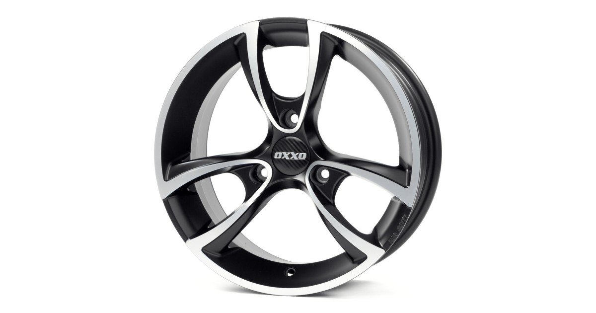 Jante Alu OXXO TRIAS (RG18) Matt Black Polished 6x15 3x112 ET25  , Alésage 57.1