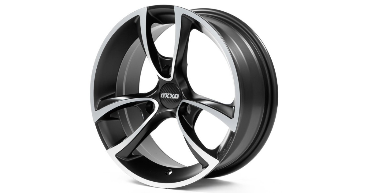 Jante Alu OXXO TRIAS (RG18) Matt Black Polished 6x15 3x112 ET25  , Alésage 57.1