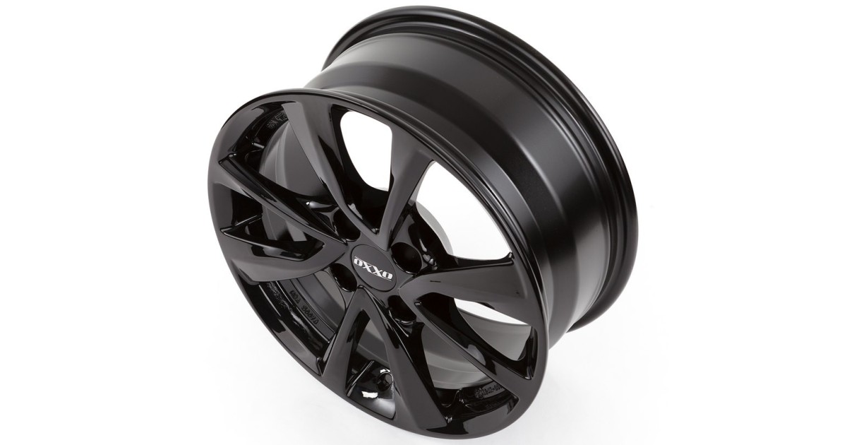 Jante Alu OXXO OBERON 4 BLACK (OX07) 6,5x15 4x108 ET27 , Alésage 65.1