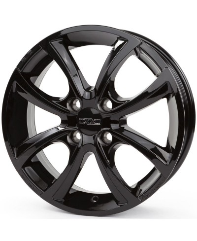 Jante Alu OXXO TELESTO GLOSSY BLACK (OX10) 5,5x15 4x100 ET36 , Alésage 60.1