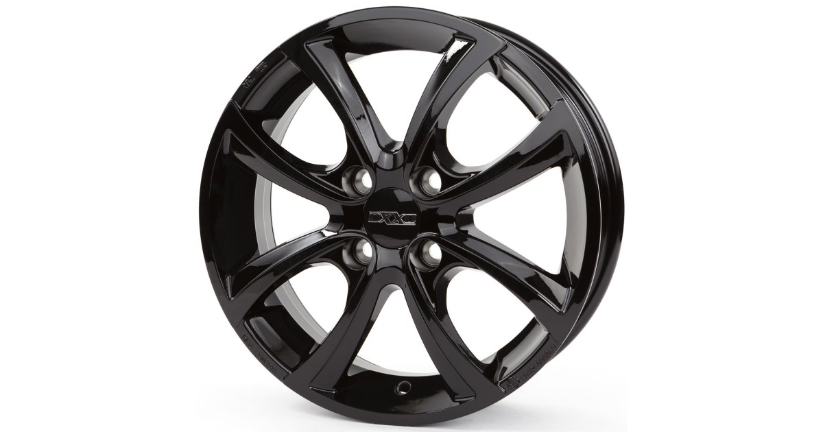 Jante Alu OXXO TELESTO GLOSSY BLACK (OX10) 5,5x15 4x100 ET36 , Alésage 60.1