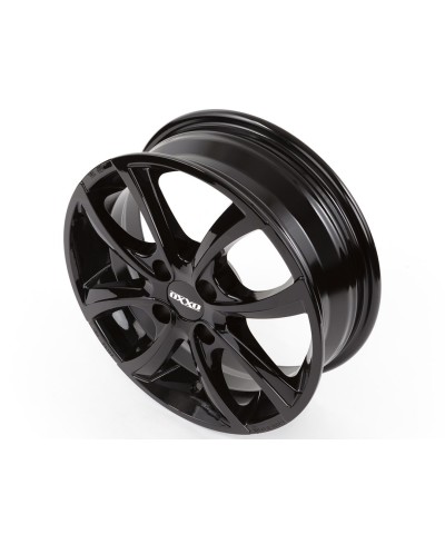 Jante Alu OXXO TELESTO GLOSSY BLACK (OX10) 5,5x15 4x100 ET36 , Alésage 60.1