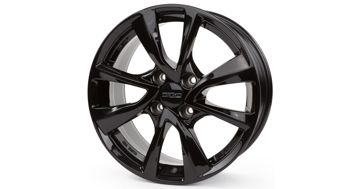 Jante Alu  OXXO OBERON 4 BLACK (OX07) 6x15 4x100 ET50 , Alésage 60.1