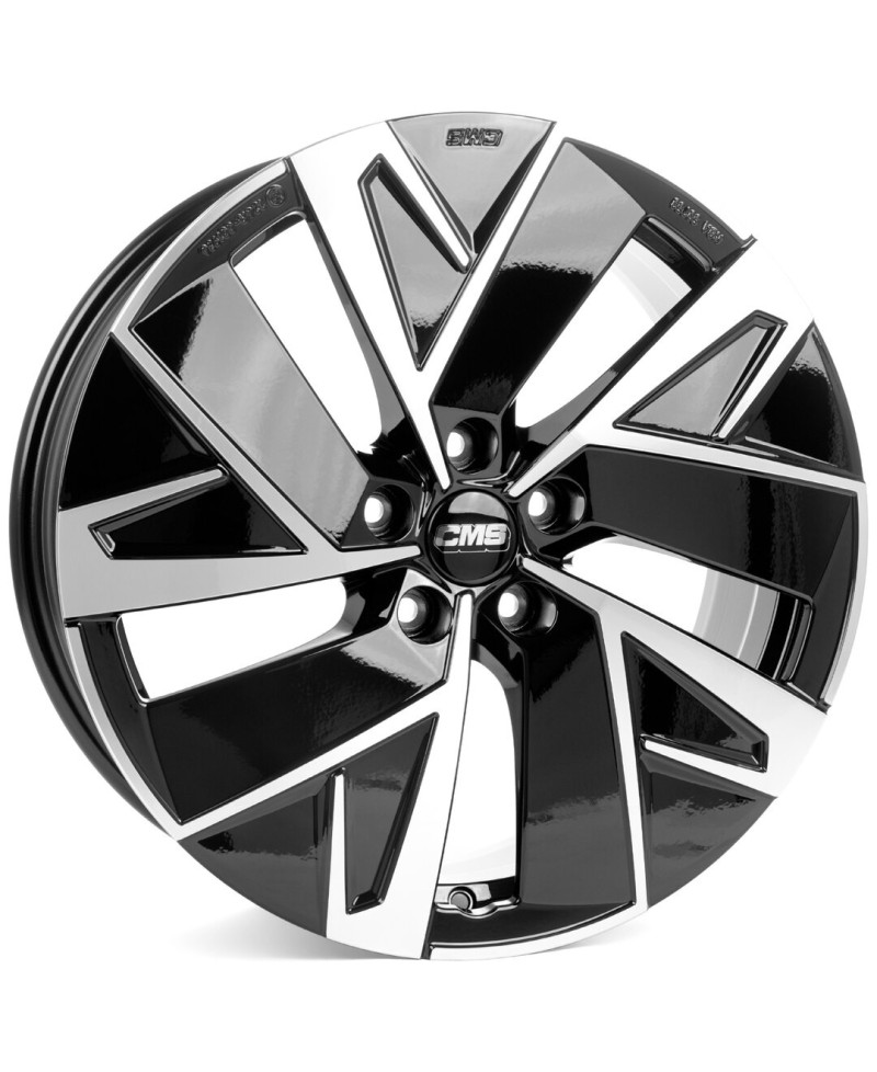 Jante ALU, CMS C32-AERO Diamant Noir Brillant, 7.5X18 5/108 ET50, Alésage 63.4