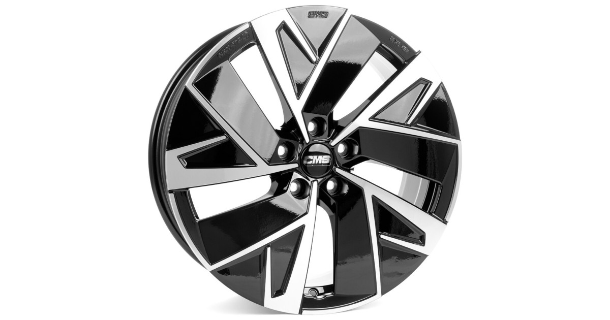 Jante ALU, CMS C32-AERO Diamant Noir Brillant, 7.5X18 5/108 ET50, Alésage 63.4