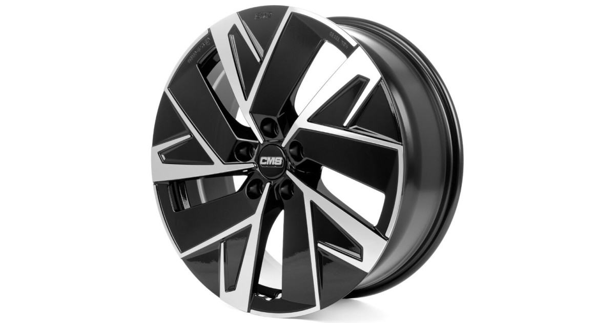 Jante ALU, CMS C32-AERO Diamant Noir Brillant, 7.5X18 5/108 ET50, Alésage 63.4