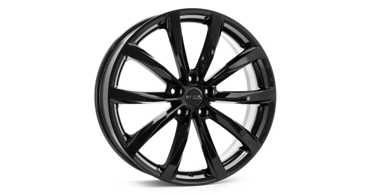 Jante Alu MAK WOLF GLOSS BLACK  6,5x20 5x114.3 ET33 , Alésage 66.1