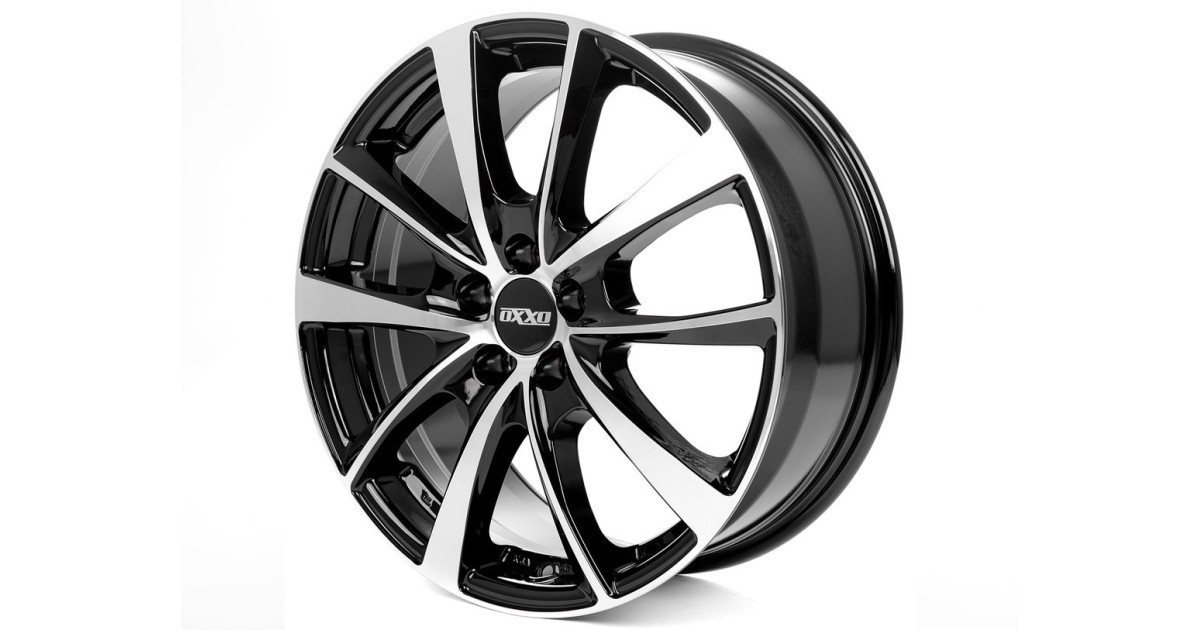 Jante Alu OXXO VIDORRA BLACK POLISHED (OX18) 7,5x19 5x100 ET46 , Alésage 63.4
