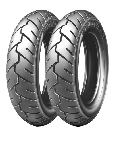 Pneu scooter,  Michelin S1 front/rearr 80/100-10   46J TL/TT