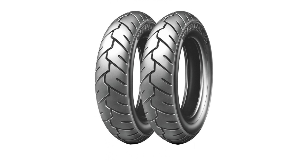 Pneu scooter,  Michelin S1 front/rearr 80/100-10   46J TL/TT