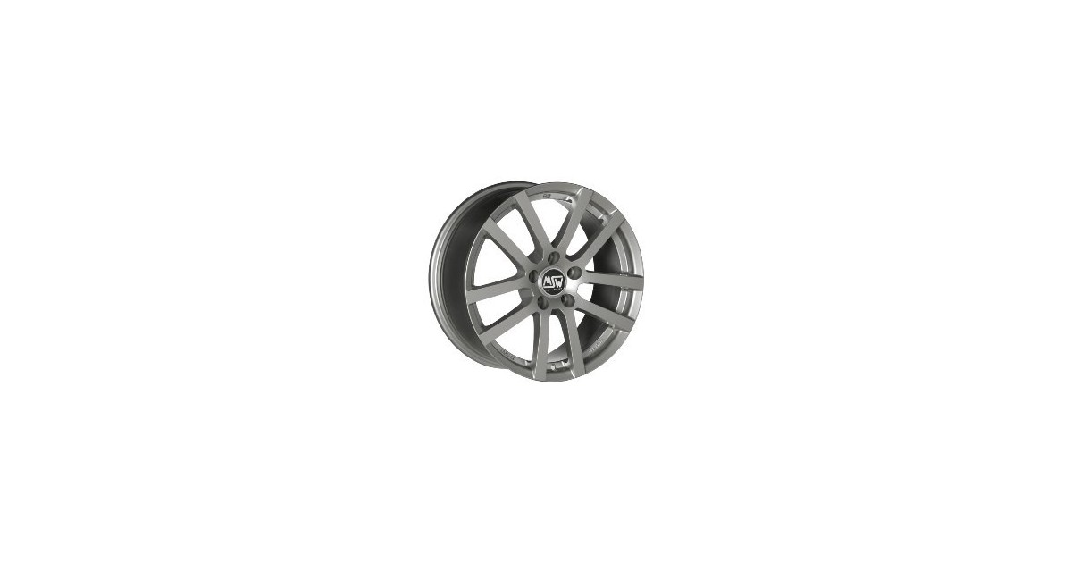 Jante ALU, MSW 22/GS/ET35 GREY SILVER, 5.50X14 4/100 ET35, Alésage 63.30