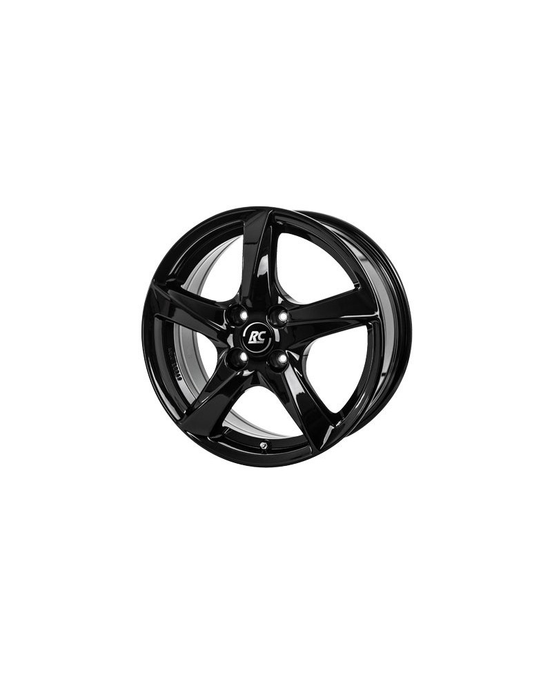 Jante ALU, RC-Design RC30/SG/ET48 schwarz lackiert, 6.50X16 4/100 ET48, Alésage 56.60