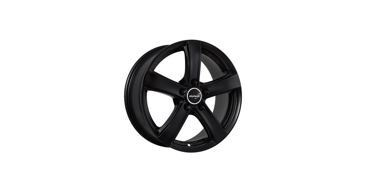 Jante ALU, Wheelworld - 2DRV WH24/SW/ET46 Schwarz matt lackiert, 6.50X16 5/112 ET46, Alésage 57.10