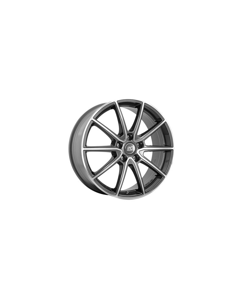 Jante ALU, RC-Design RC32/HGVP/ET50 himalaya-grey front-poliert, 6.50X16 5/114.30 ET50, Alésage 67.10