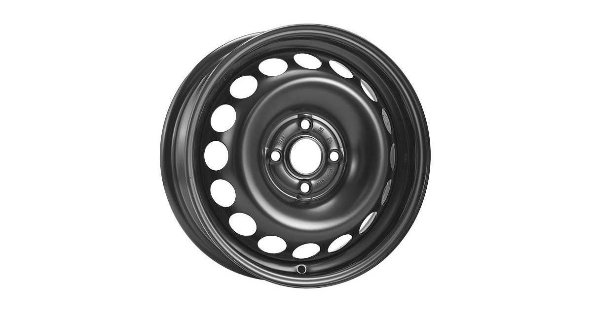 Jante Tole/Acier MWD , NO 7510 , 4,5X15 4/100 ET35 ,ALÉSAGE 54.1 (POUR CITROEN C1,PEUGEOT 108,TOYOTA AYGO )