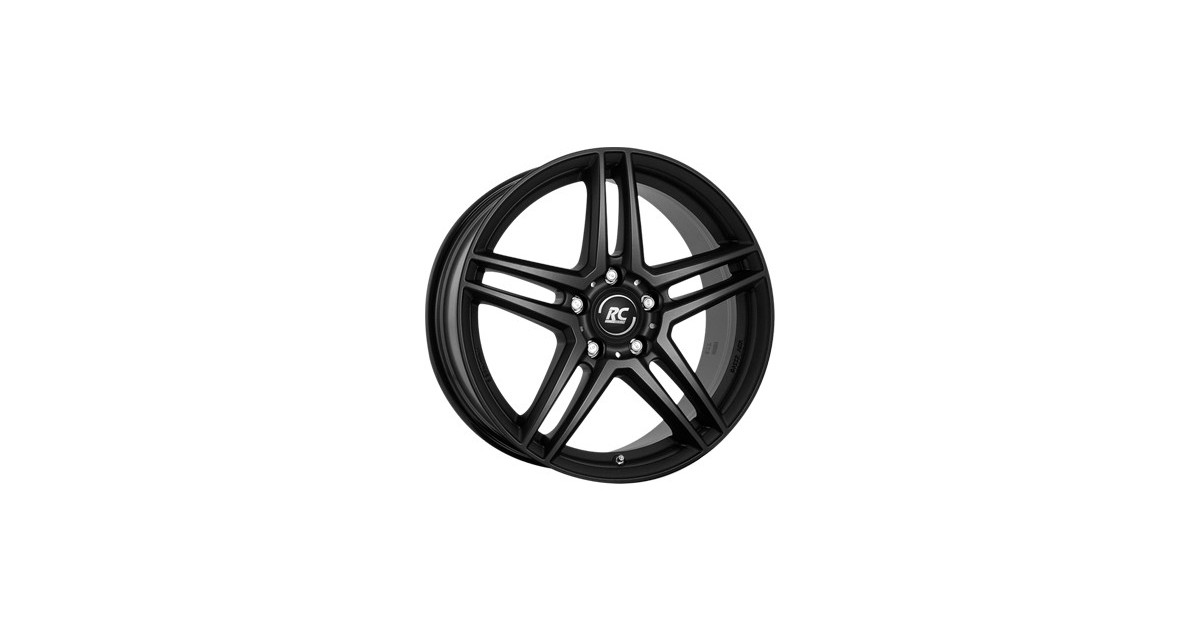 Jante ALU, RC-Design RCD17/SBM/ET44. satin-black matt-lackiert (sbm), 6.50X16 5/112 ET44.5, Alésage 66.60