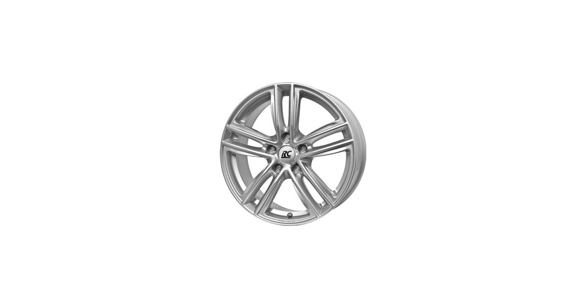 Jante ALU, RC-Design RC27/KS/ET22 kristallsilber lackiert, 6.50X16 5/112 ET22, Alésage 66.70