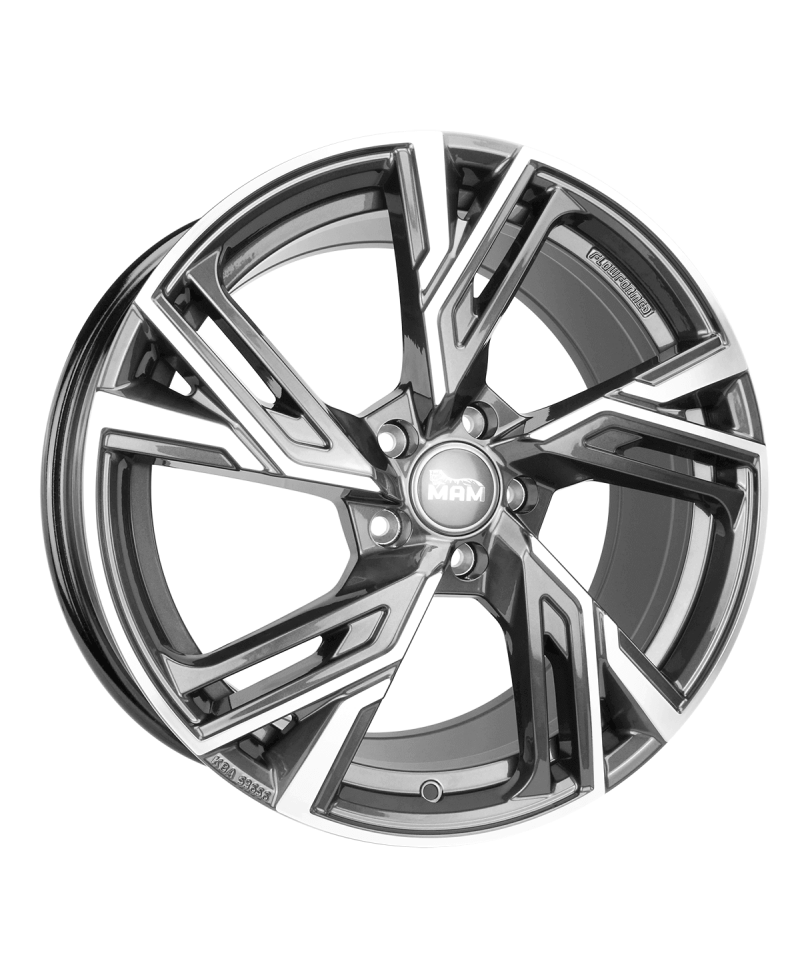 Jante ALU, MAM RS5 PALLADIUM FRONT POLISH 8x18 5/112 ET30, Alésage 66.5