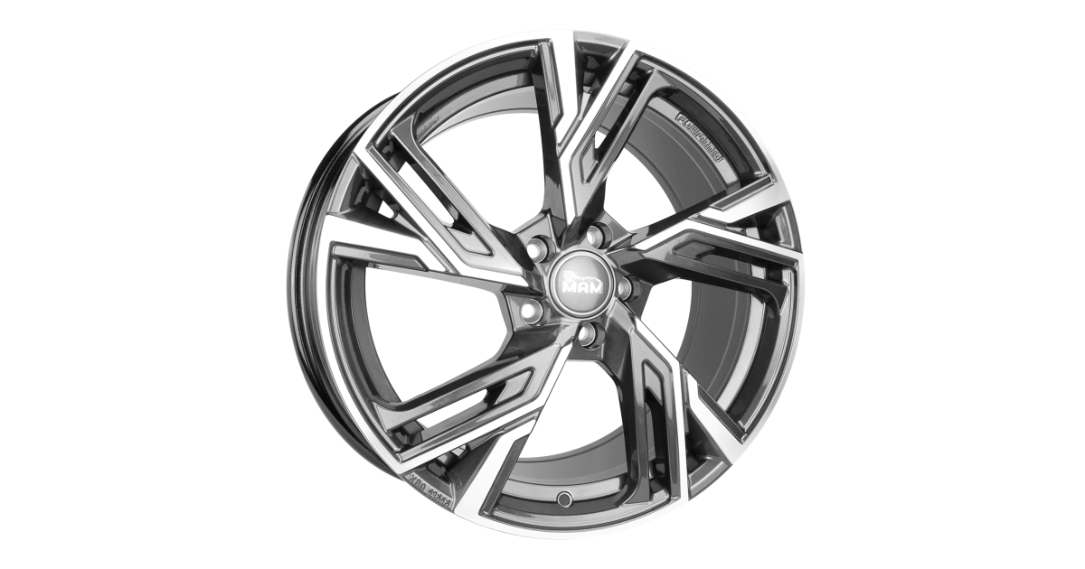 Jante ALU, MAM RS5 PALLADIUM FRONT POLISH 8.5X20 5/114.3 ET35, Alésage 72.6