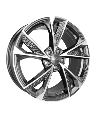 Jante ALU, MAM RS6 PALLADIUM FRONT POLISH 8x18 5/ 112 ET30, Alésage 66.6