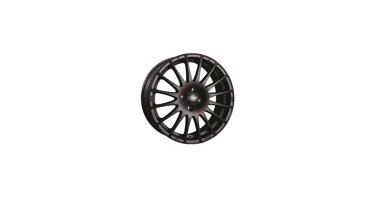 Jante ALU, OZ SUPERTUGT/SW/18 MATT BLACK, 6.50X15 4/108 ET18, Alésage 65.10