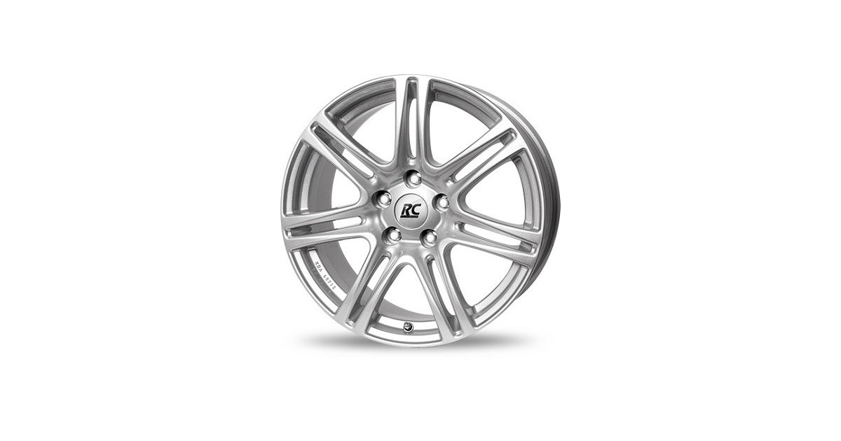 Jante ALU, RC-Design RC 28/KS/ET42 kristallsilber lackiert, 6.50X15 5/108 ET42, Alésage 65.10