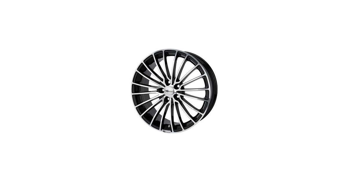 Jante ALU, Brock B24/SFP/ET35 schwarz front-poliert, 8.50X20 5/110 ET35, Alésage 65.10
