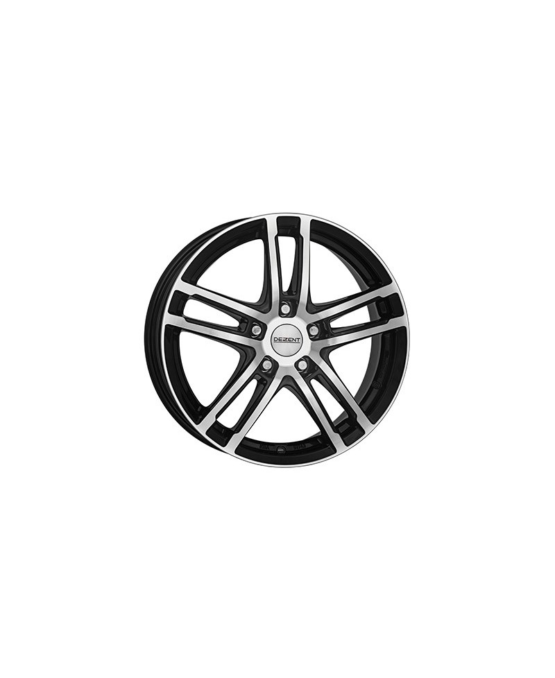 Jante ALU, Dezent TZ/BPL/ET41 Black/polished lip, 6.50X16 5/112 ET41, Alésage 57.10