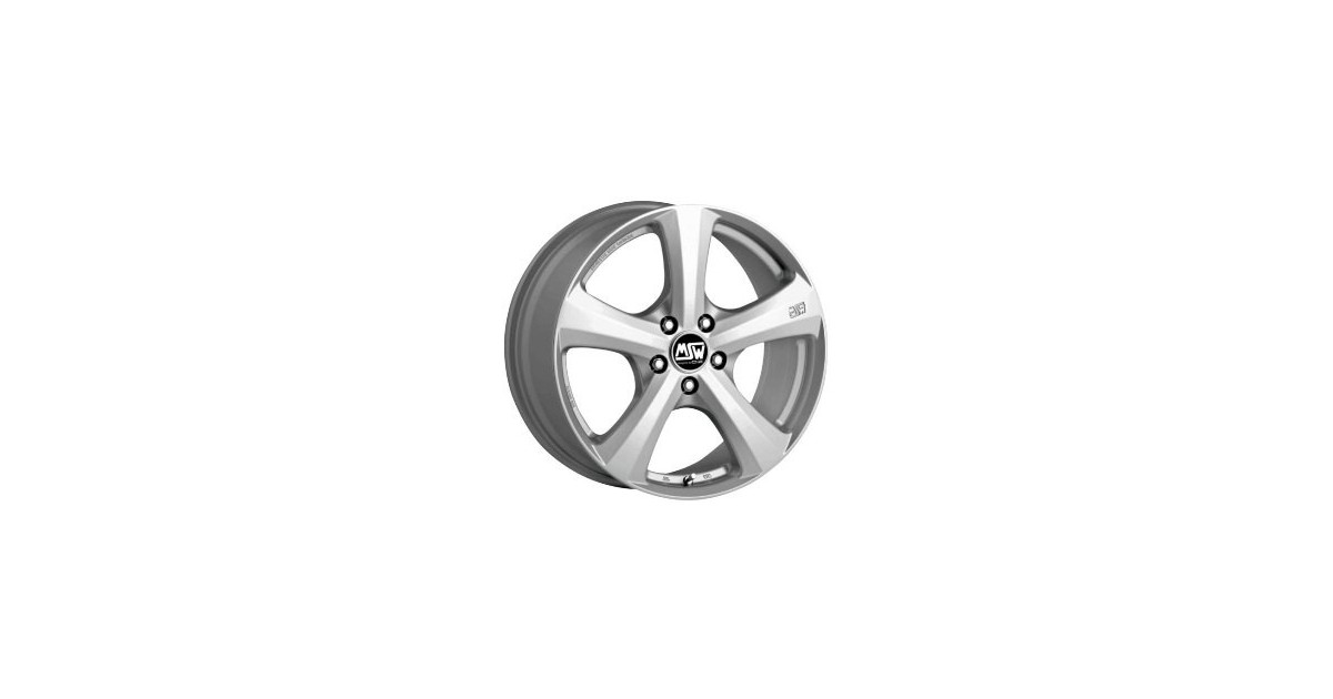 Jante ALU, MSW 19/SI/ET36 FULL SILVER, 6.50X16 5/127 ET36, Alésage 71.60