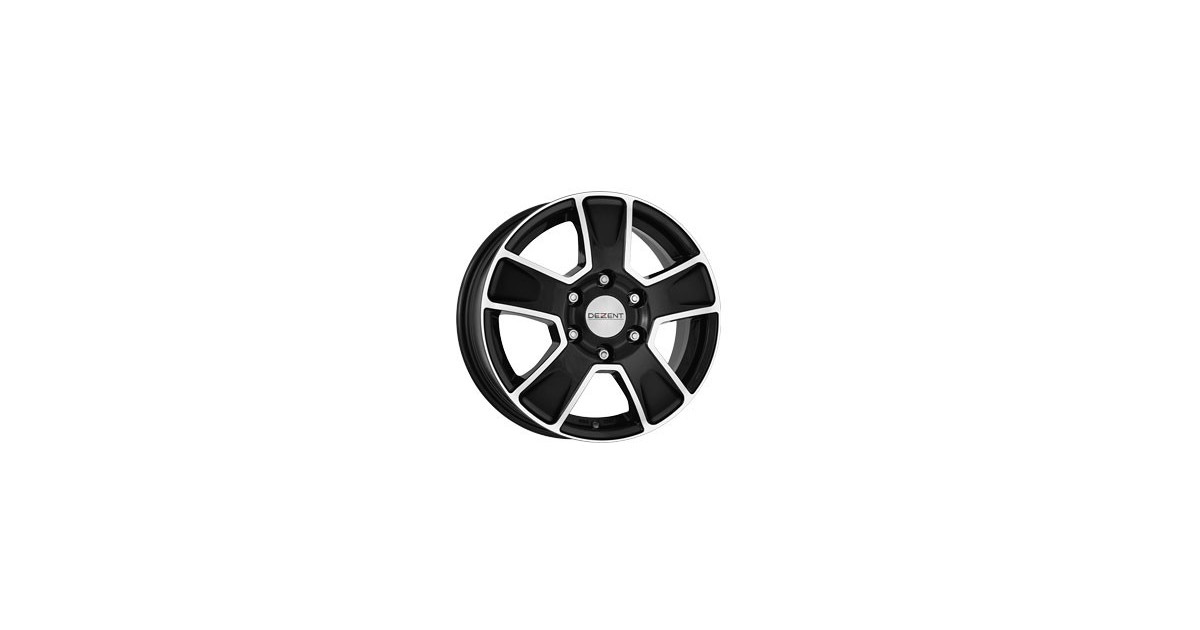 Jante ALU, Dezent VAN/SW/ET68 Black/polished front, 6.50X16 5/130 ET68, Alésage 78.10