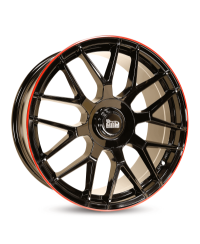 MAM GT1 BLACK PAINTED LIP RED 8,5x19 5/ 112 ET45 , Alésage 66,6